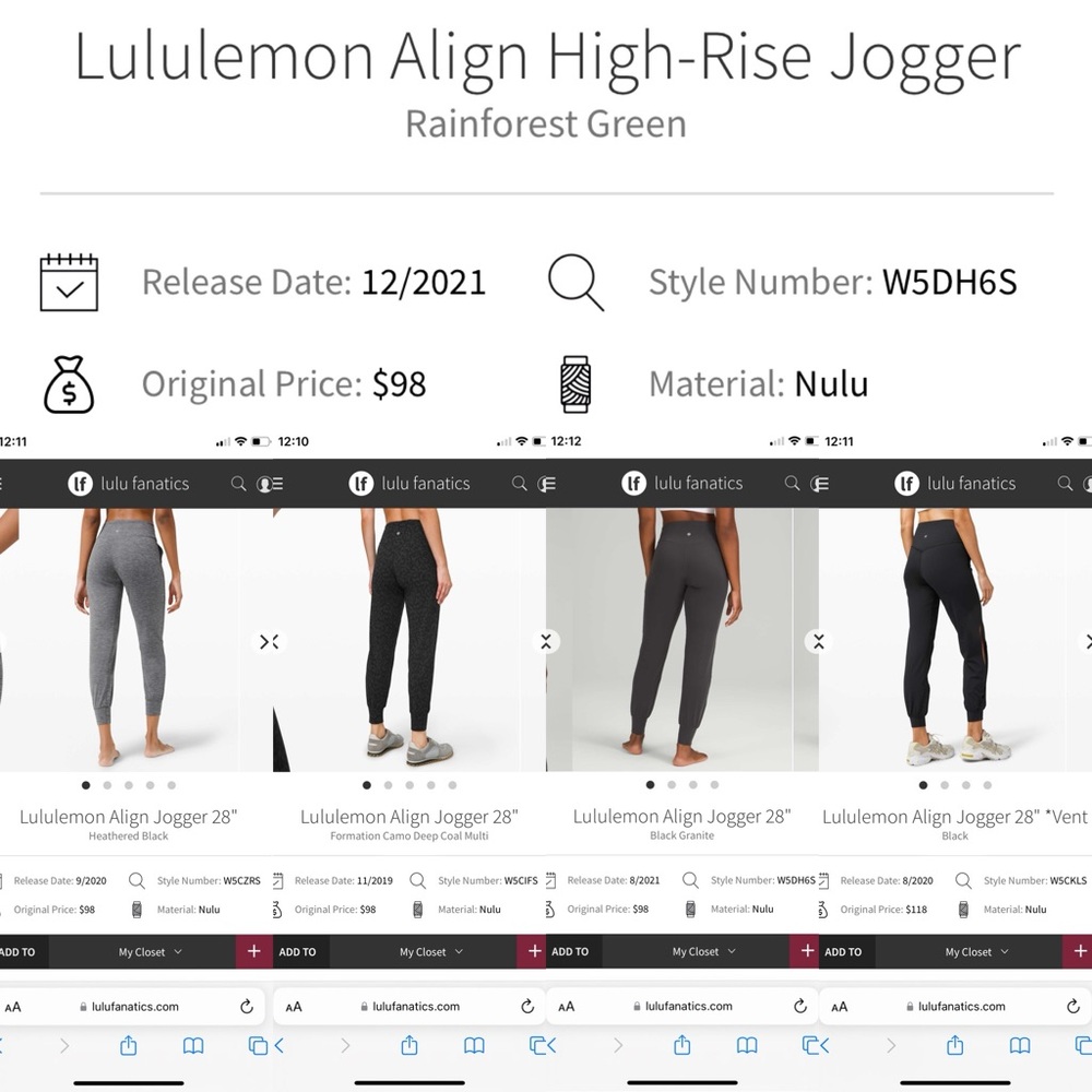 In Search of Size 8 Align Joggers - Picture 5 of 5